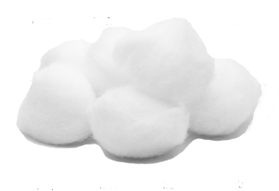 Fluffy Cotton Isolated PNG