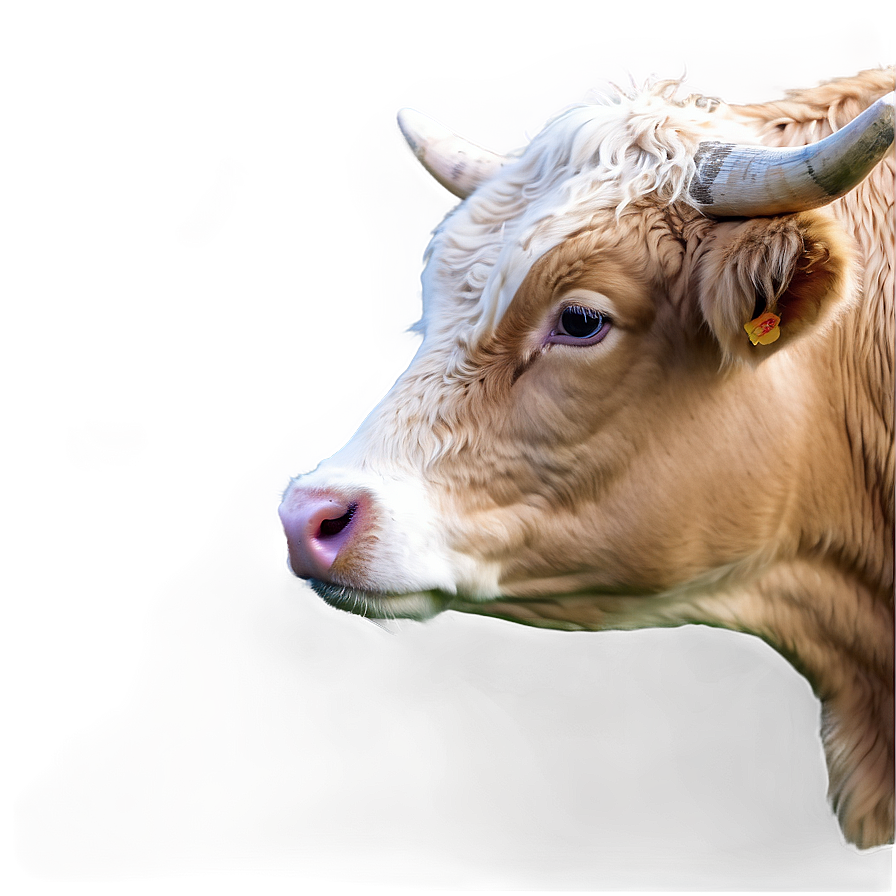 Fluffy Cow Face Png 06212024 PNG