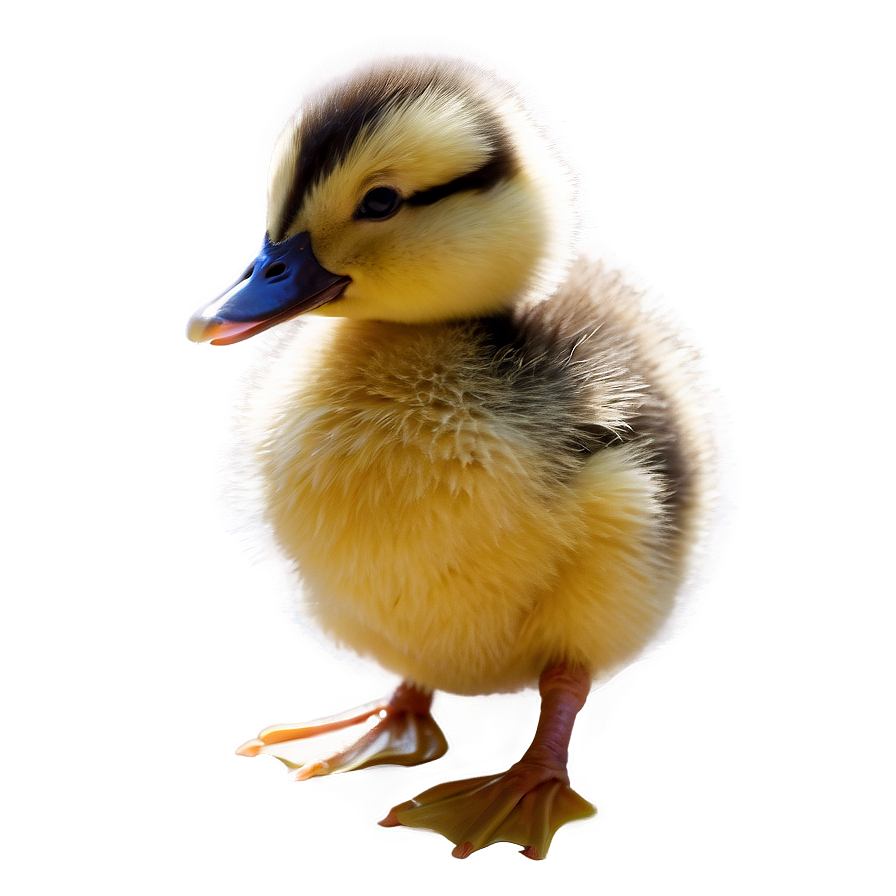 Fluffy Duck Chick Png 05032024 PNG