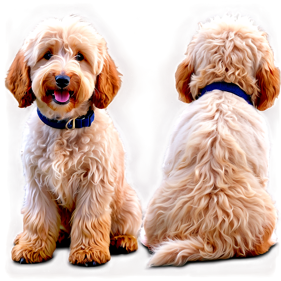 Fluffy Goldendoodle Png Buw PNG