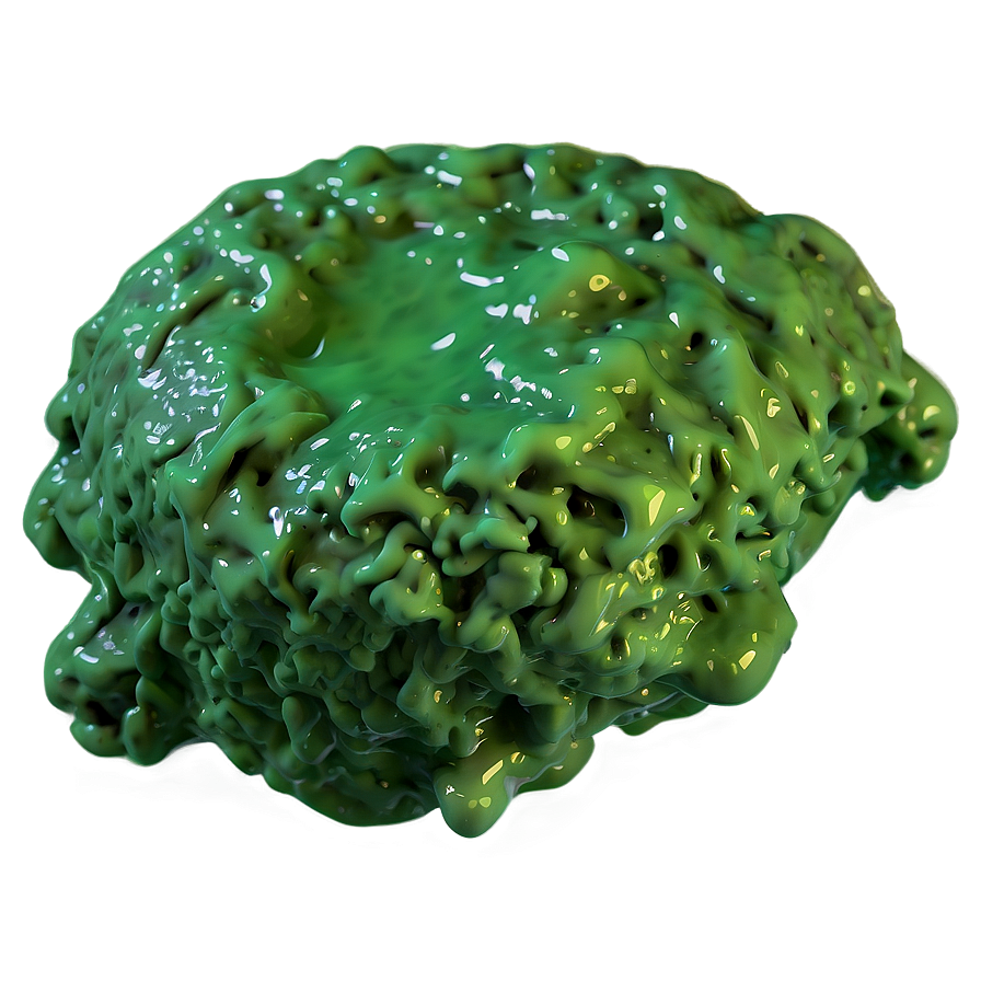 Fluffy Green Slime Png Mea70 PNG
