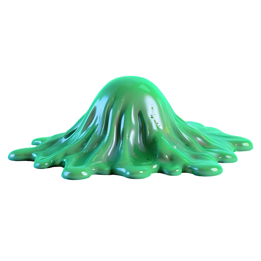 Fluffy Green Slime Png Mie58 PNG