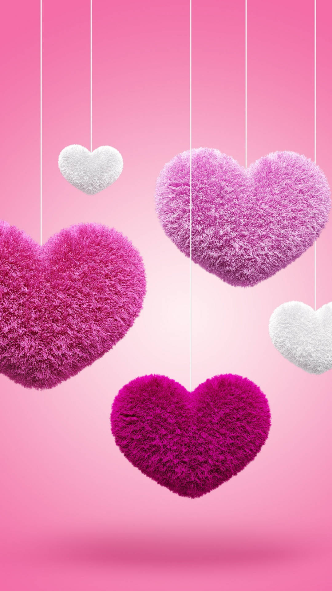 Fluffy Hanging Hearts Theme