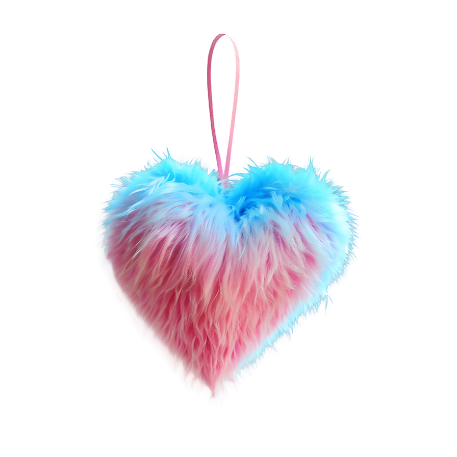 Fluffy Heart Png 05232024 PNG