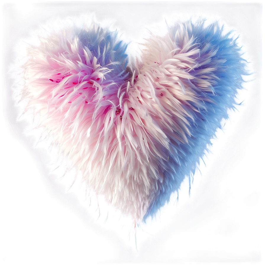 Fluffy Heart Png 05232024 PNG