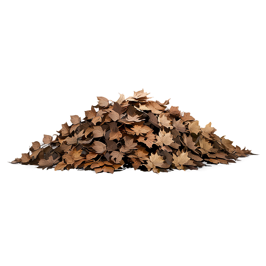 Fluffy Leaf Pile Png 06202024 PNG