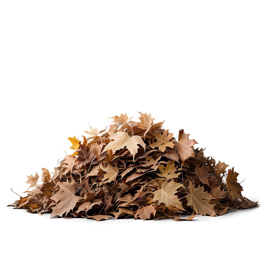 Fluffy Leaf Pile Png 06202024 PNG