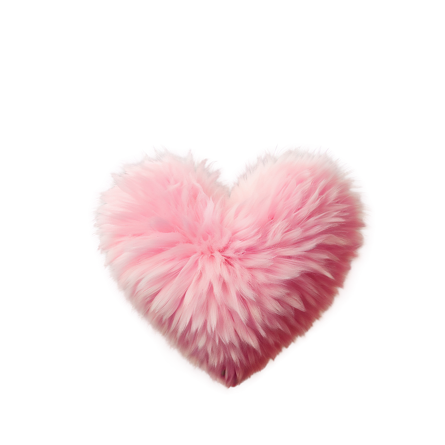 Fluffy Pink Heart Emoji Png 23 PNG