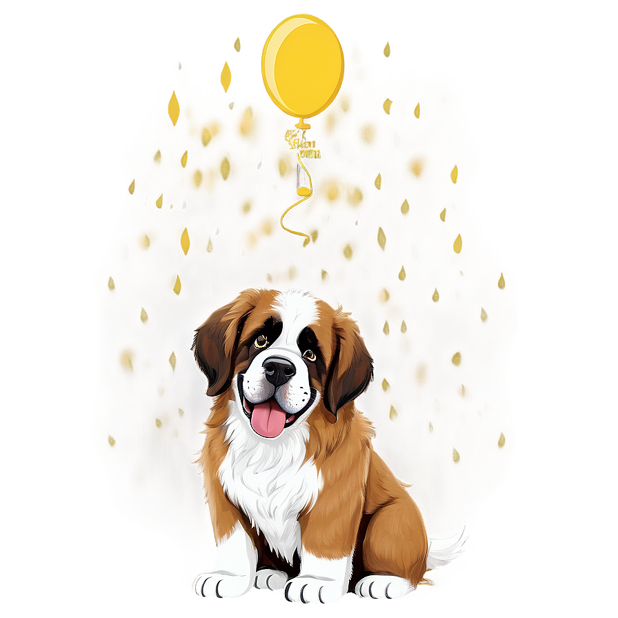 Fluffy Saint Bernard Coat Png 42 PNG