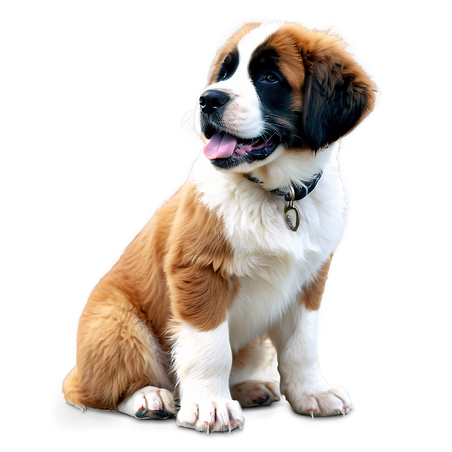 Fluffy Saint Bernard Coat Png Any59 PNG