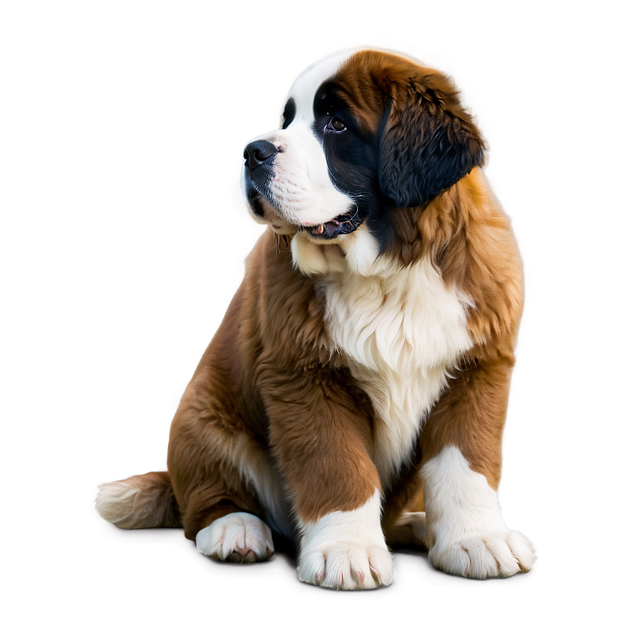 Fluffy Saint Bernard Coat Png Kqv PNG