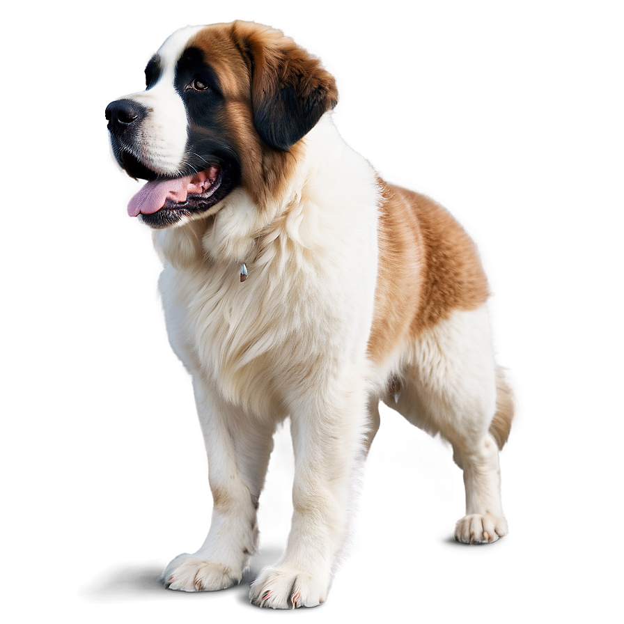 Fluffy Saint Bernard Coat Png Sih PNG