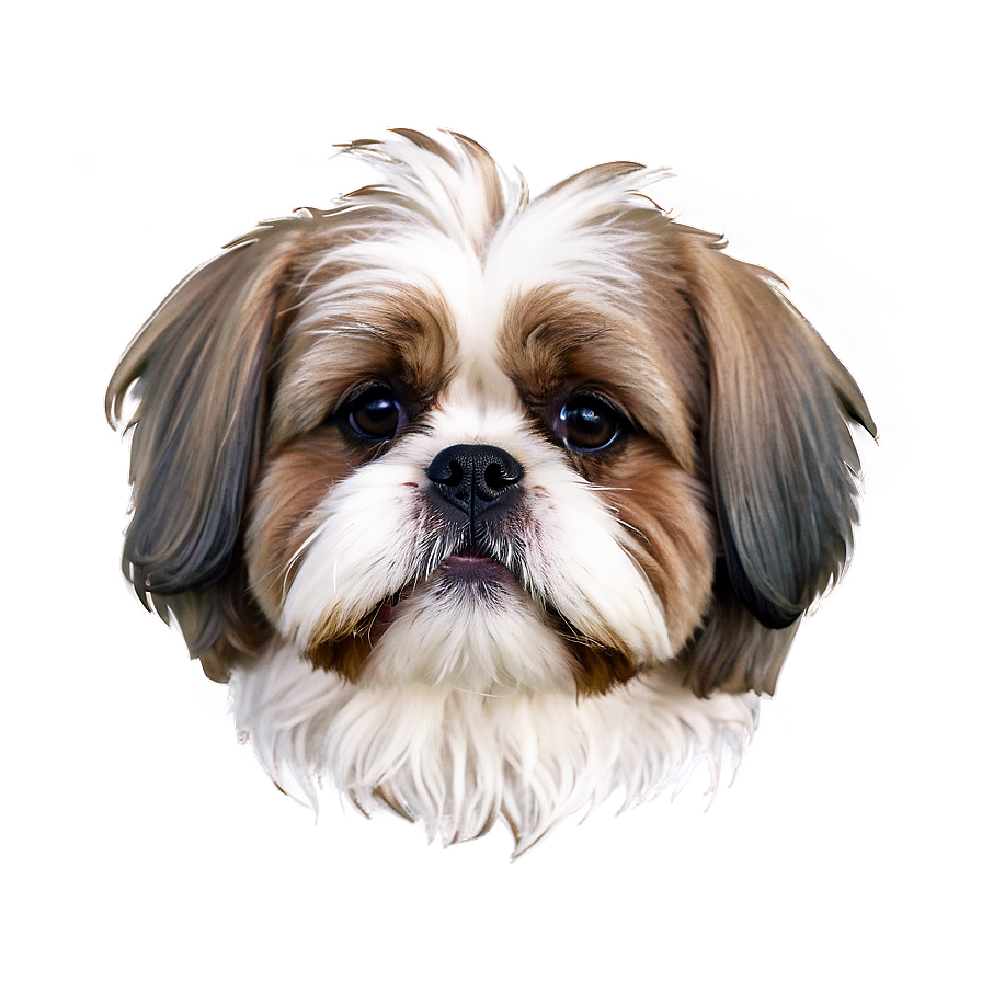 Fluffy Shih Tzu Coat Png 06242024 PNG