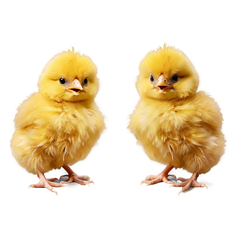 Fluffy Yellow Chick Png Xmy PNG