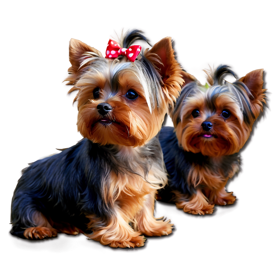 Fluffy Yorkie Pet Png Dvc51 PNG