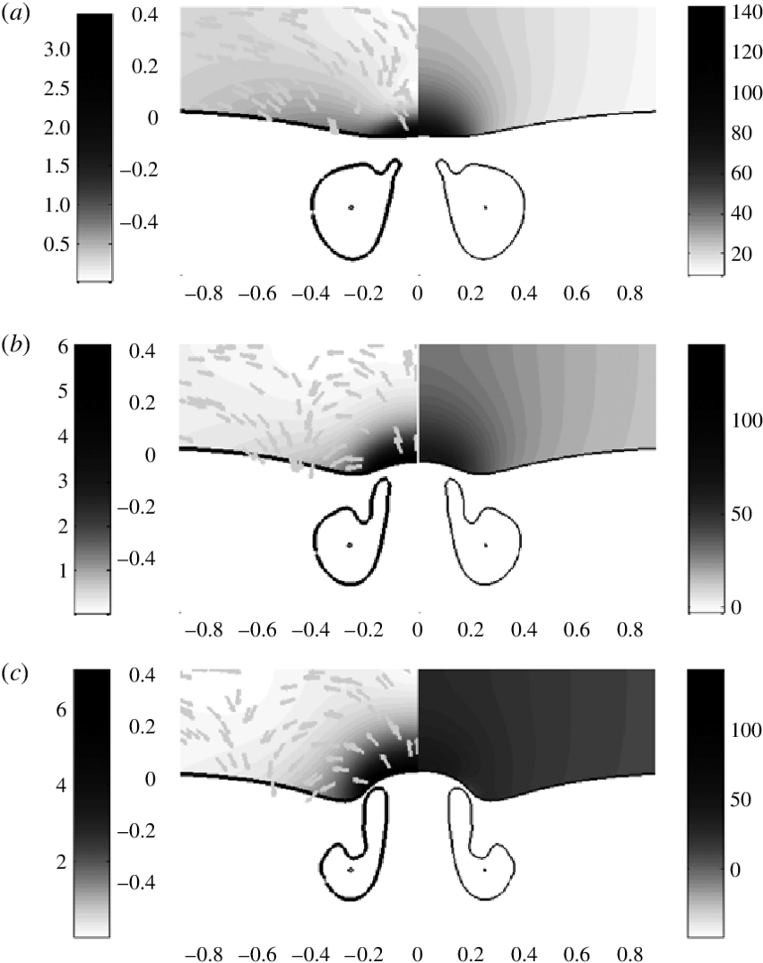 Fluid Dynamics Visualization Comparison PNG