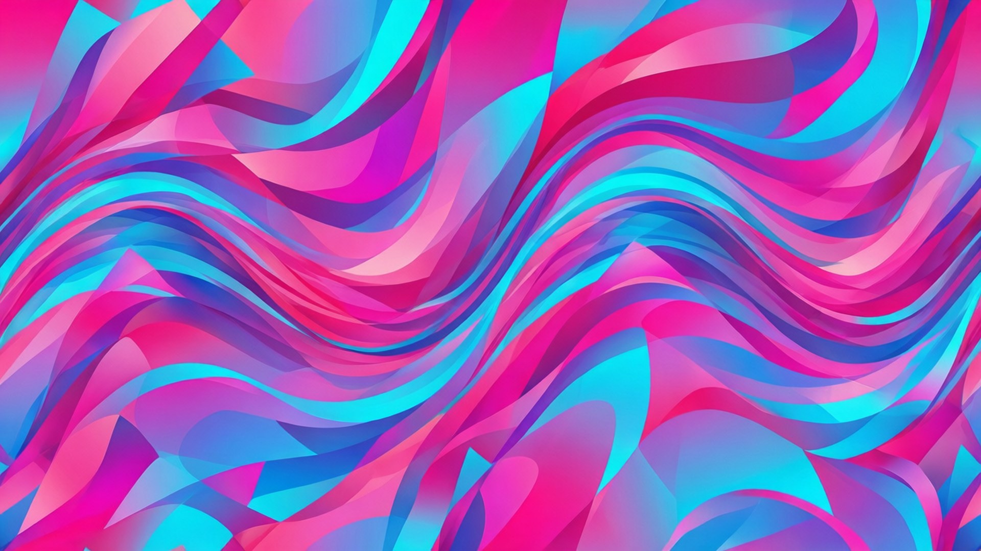 Colorful abstract wave design for a vibrant dual monitor setup — 5760 X 1080 4K Picture