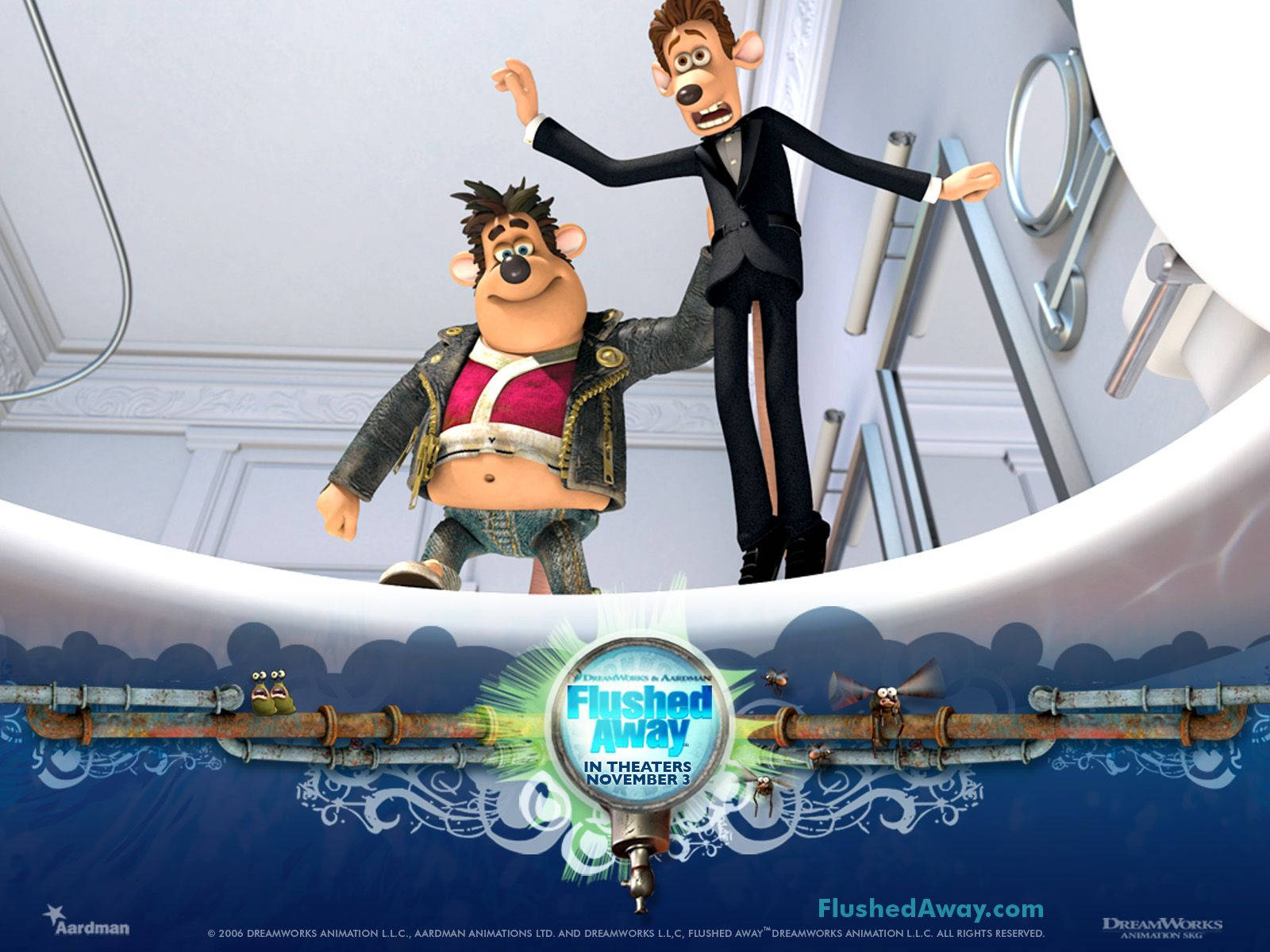 Flushed Away Characters Dvd