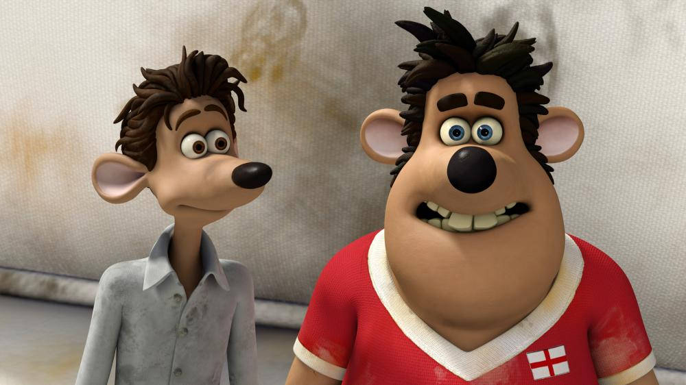An Encounter Underground - Roddy Meets Sid in Flushed Away Wallpaper