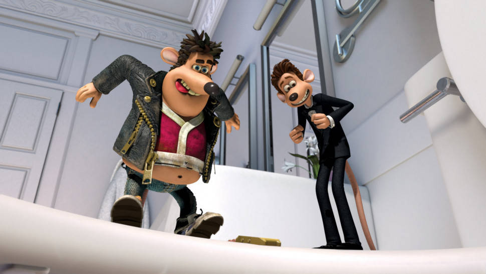 Flushed Away Sid About To Jump Wallpaper