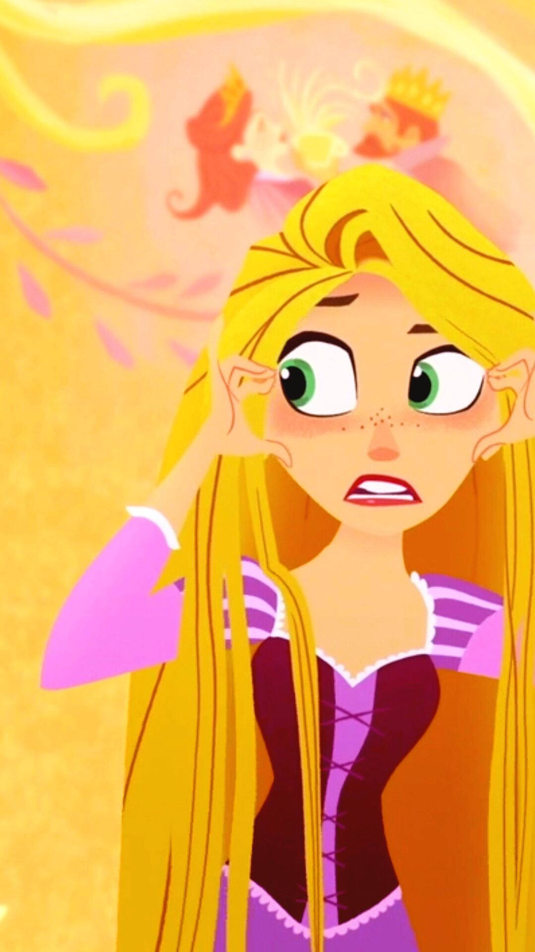 Flustered Princess Rapunzel