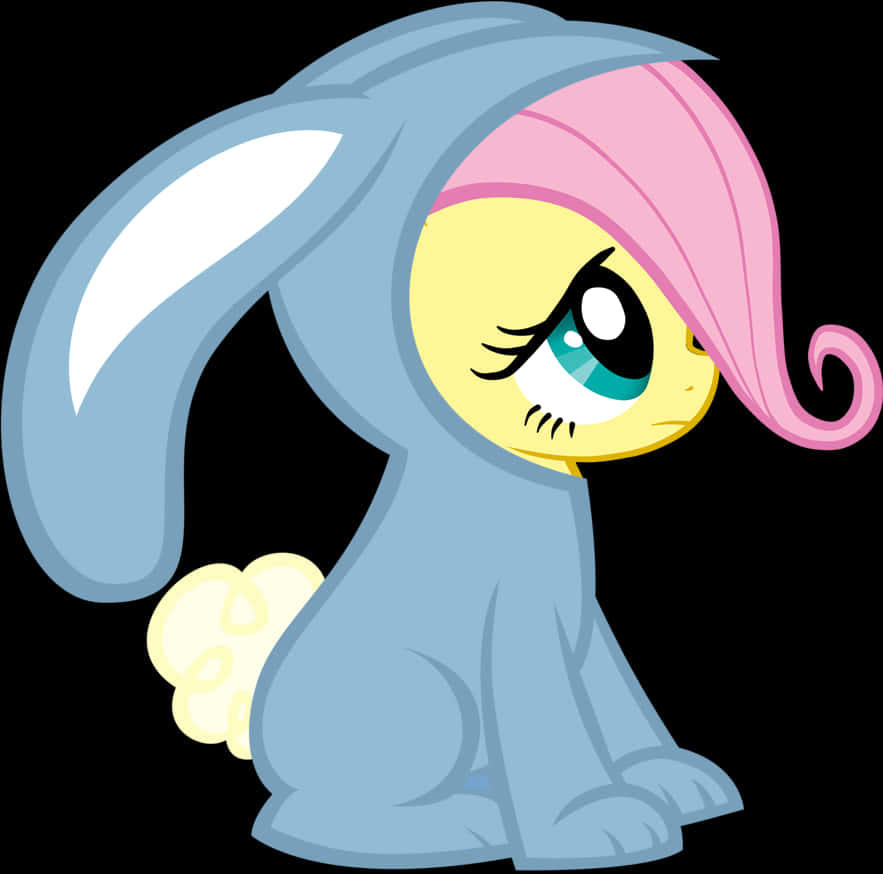 Fluttershy Bunny Costume PNG