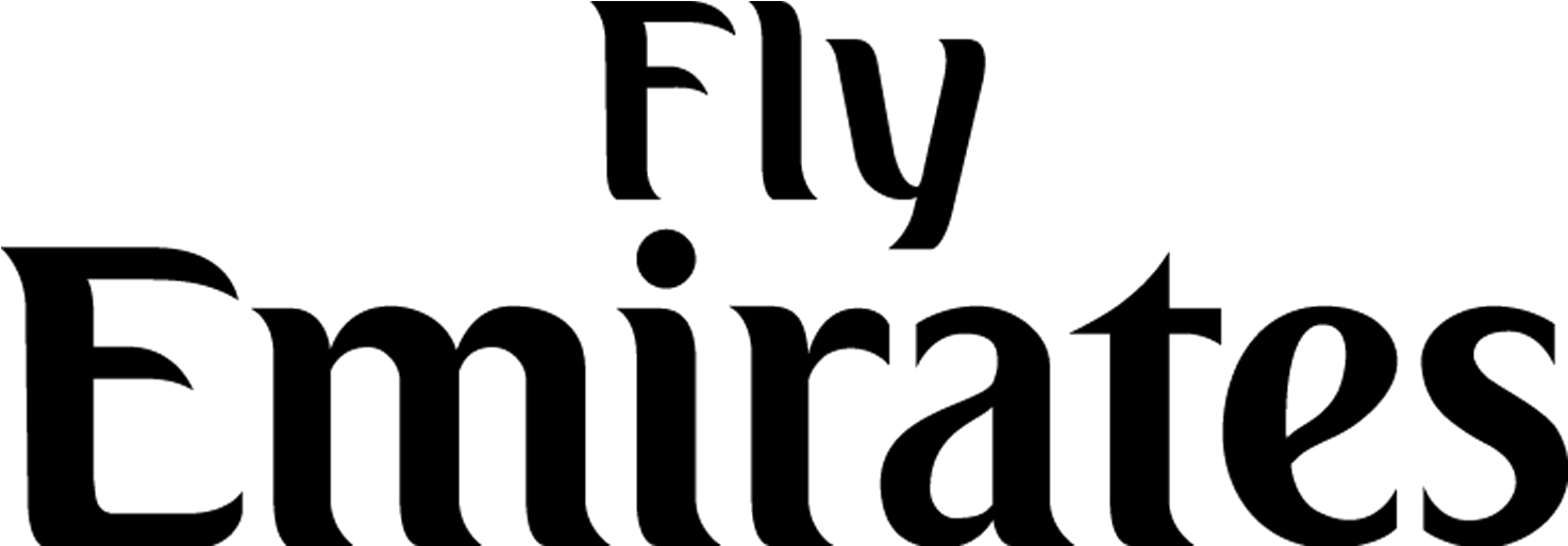 fly emirates logo black