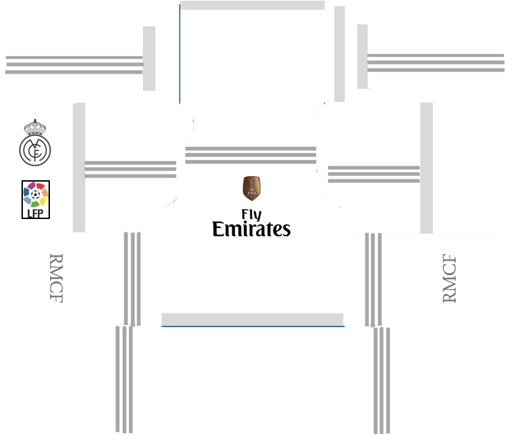 Fly Emirates Soccer Jersey Template PNG