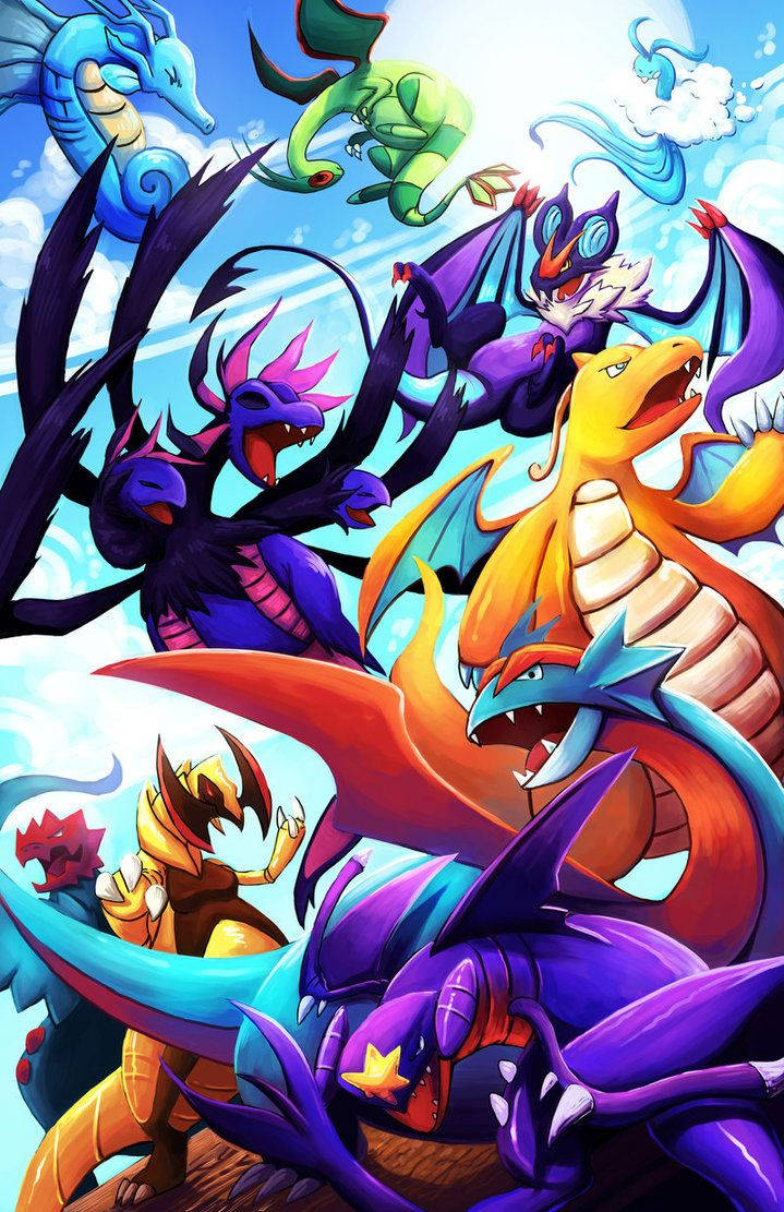 Flygon And Dragon Type Pokemon Wallpaper