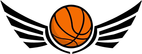 Flying Basketball Logo PNG