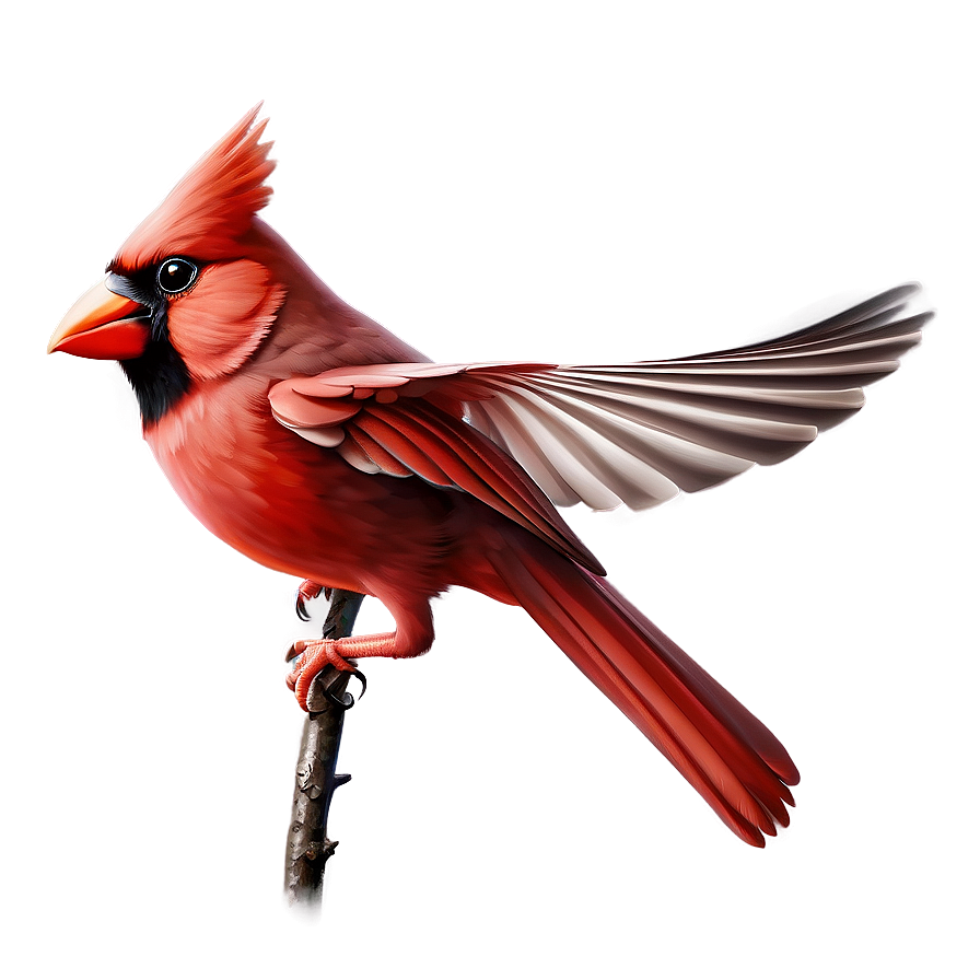 Flying Cardinal Bird Png 51 PNG