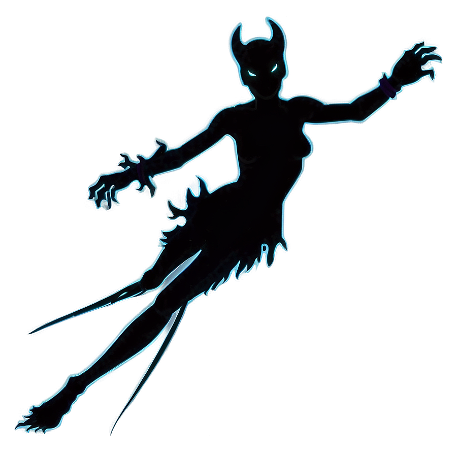 Flying Demon Silhouette Png Dtr PNG