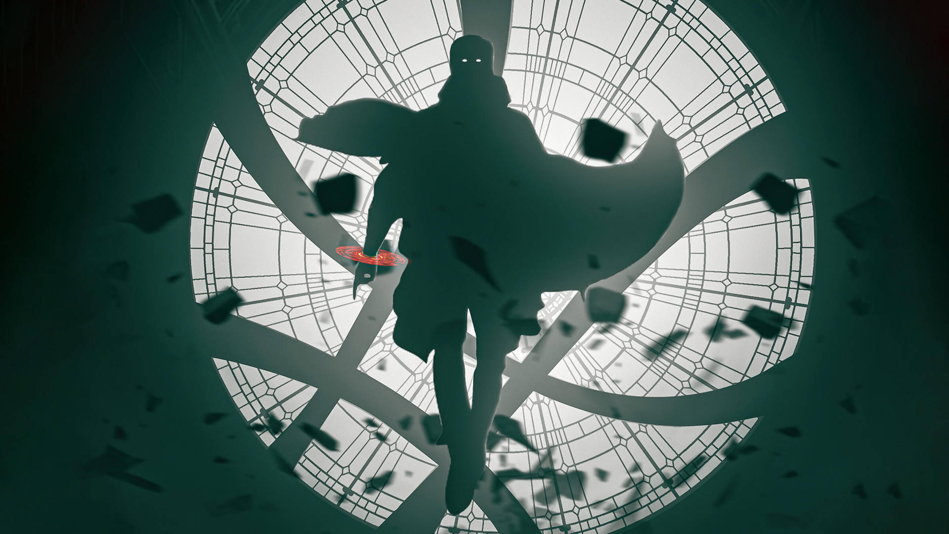 Flying Doctor Strange Minimalist Background