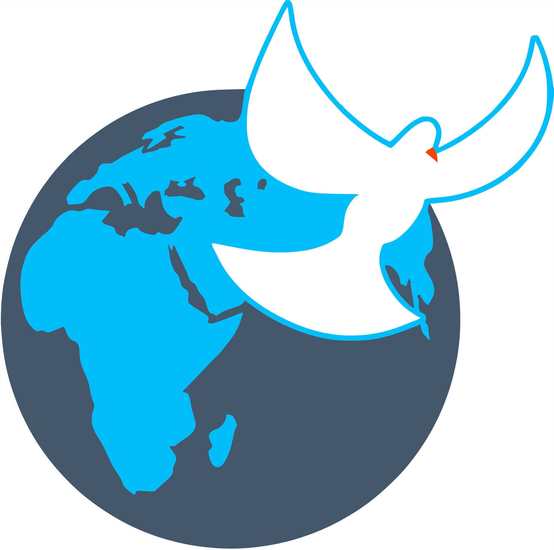 Flying Dove For World Peace Art Wallpaper