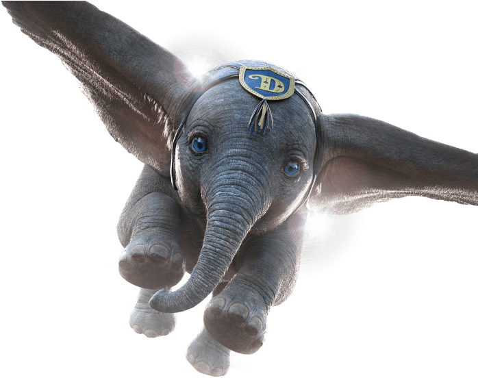Flying Dumbo Elephant Animation PNG