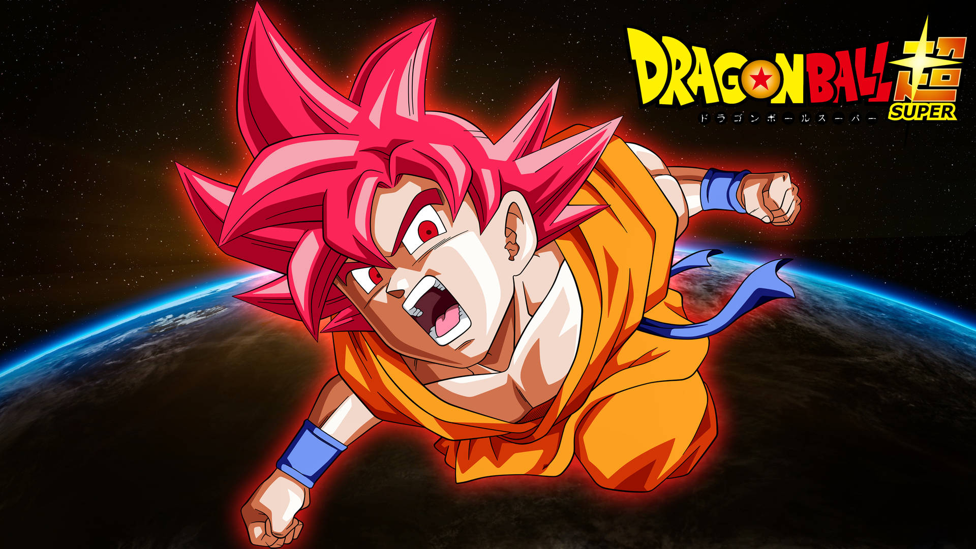 Flyvende Goku Super Saiyan Dragon Ball Wallpaper