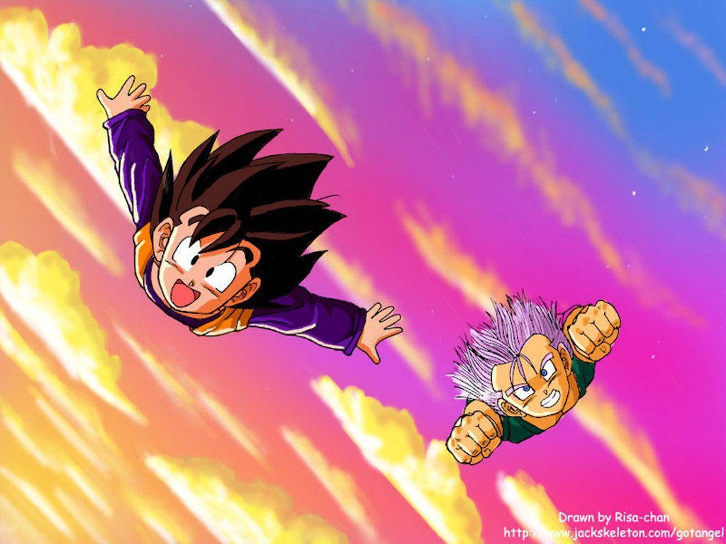 Goku Goten Trunks and Vegeta  Wallpaper DBZ TTT by TeenMaxing on  DeviantArt