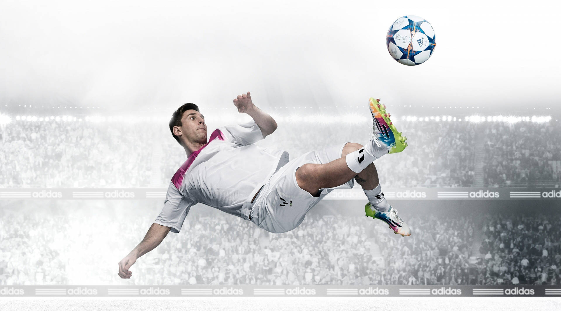 Flying Kick Messi 4k Ultra Hd Wallpaper
