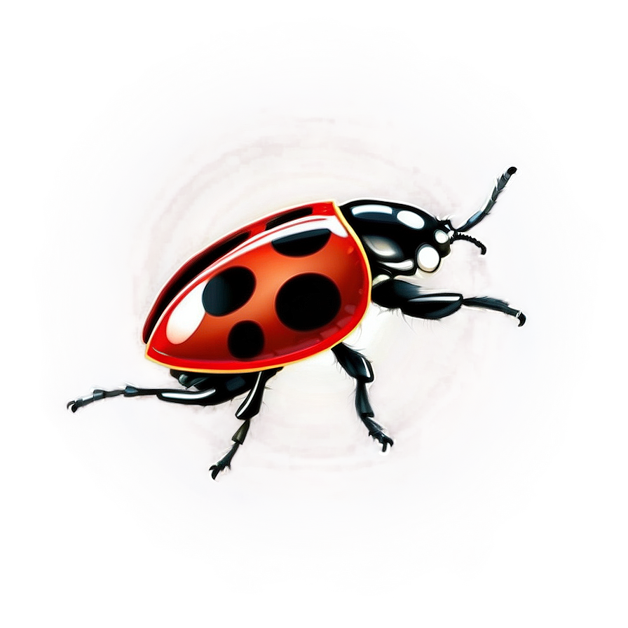 Flying Ladybug Graphic Png Gqm21 PNG