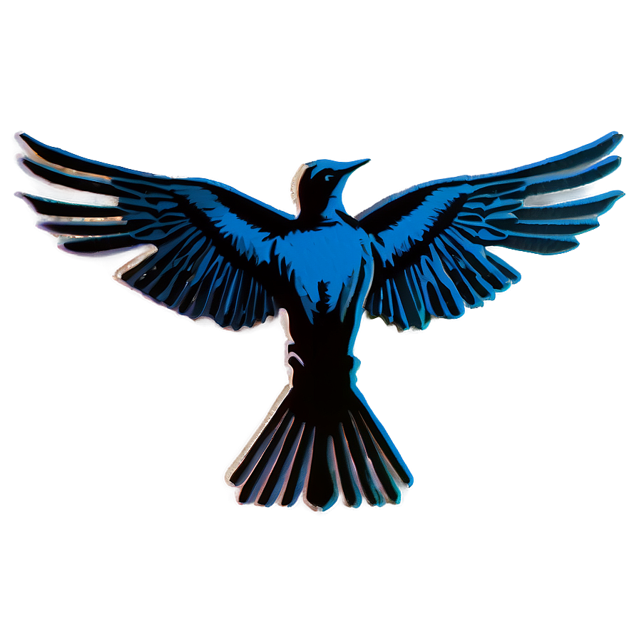 Flying Mockingjay Silhouette Png Hgq PNG