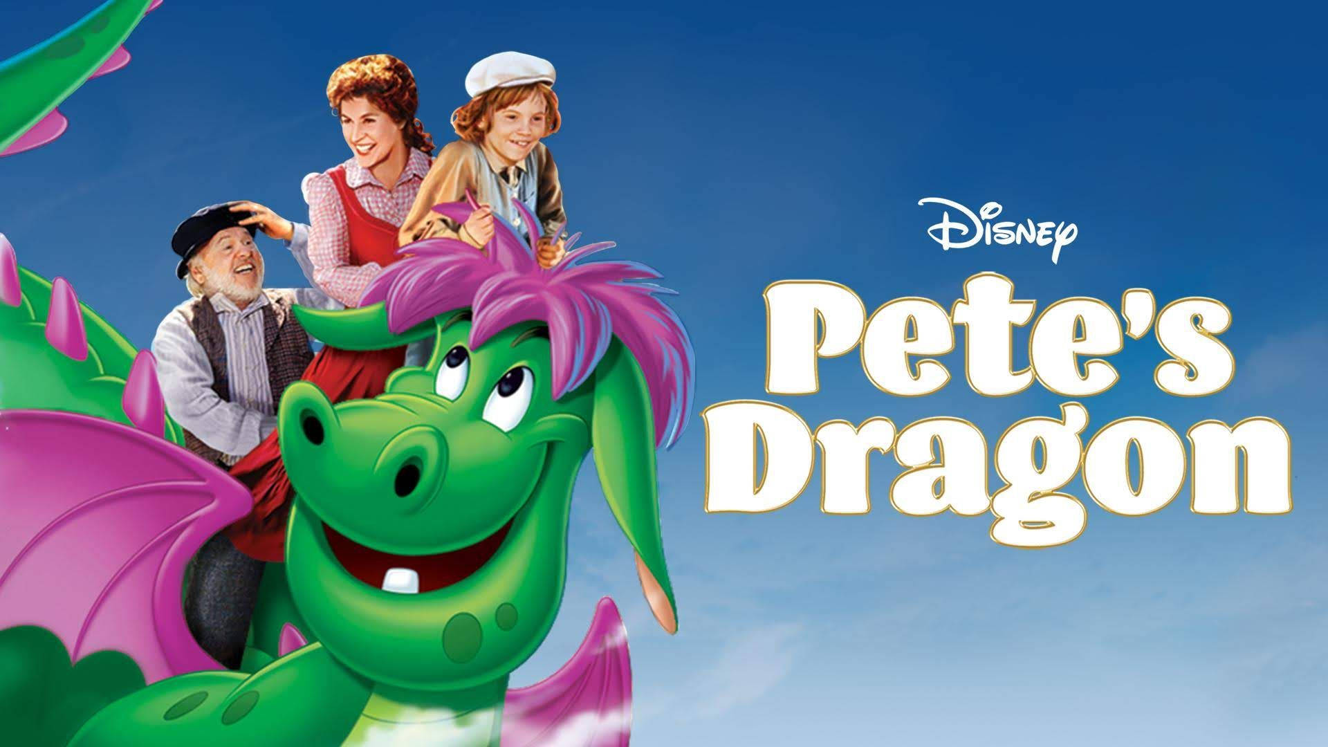 Flying Pete's Dragon And Friends Wallpaper