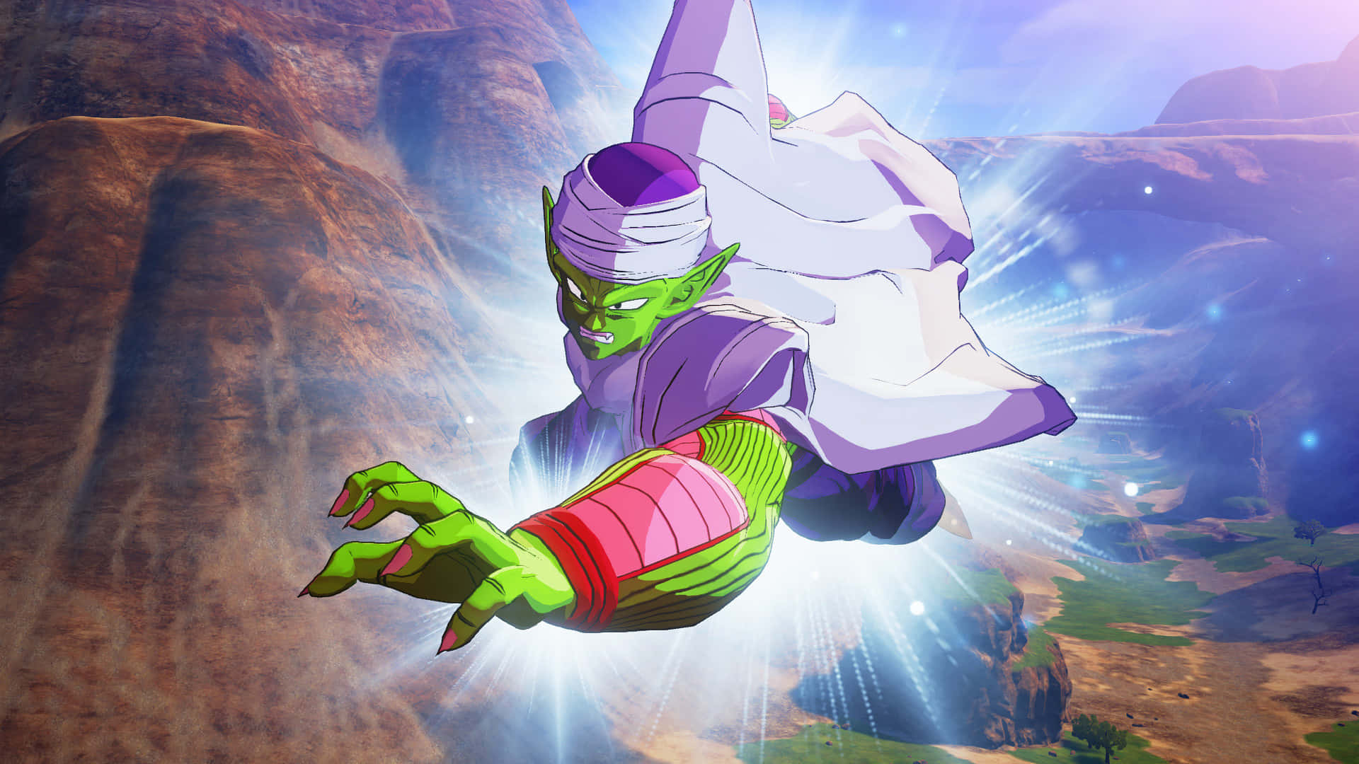 Flying Piccolo Anime Character Wallpaper