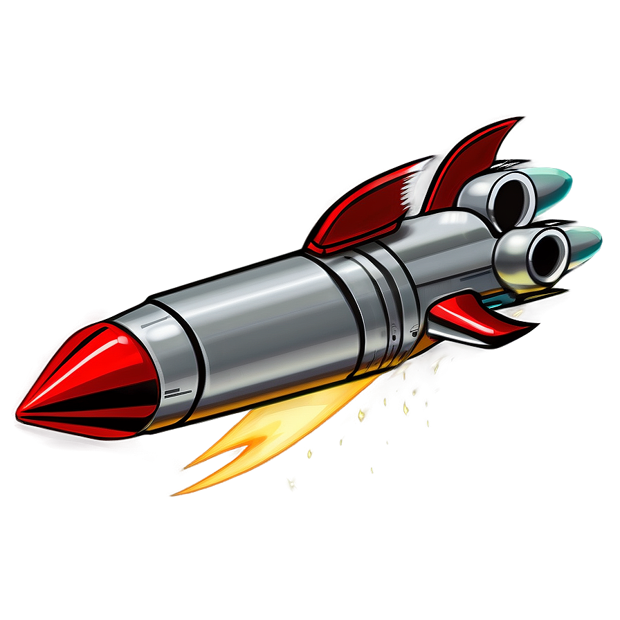 Flying Rocketship Png 71 PNG