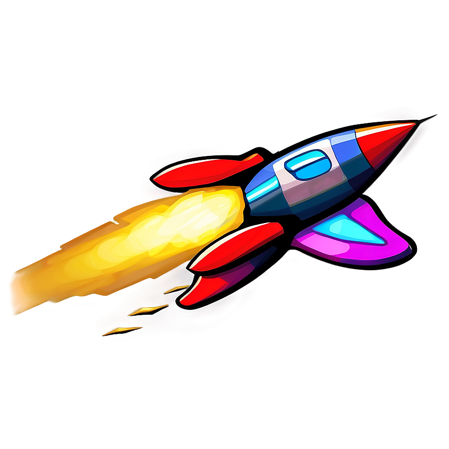 Flying Rocketship Png Xel15 PNG