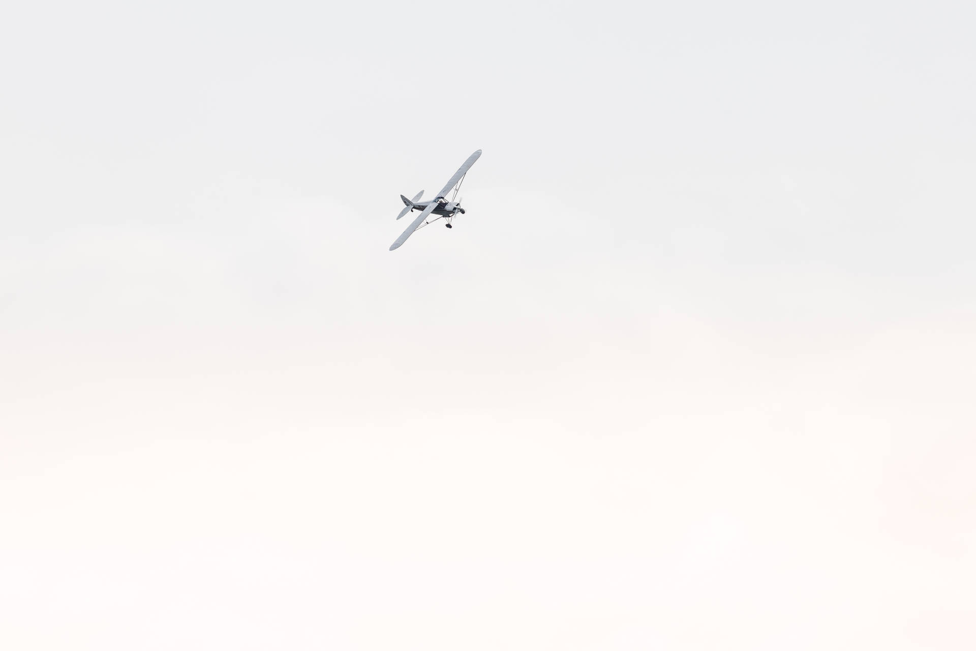 Flying Small Plane Wallpaper