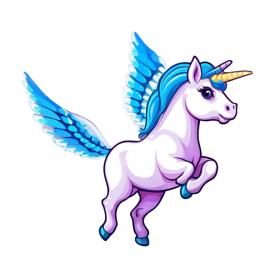 Flying Unicorn Clipart Png 06262024 PNG