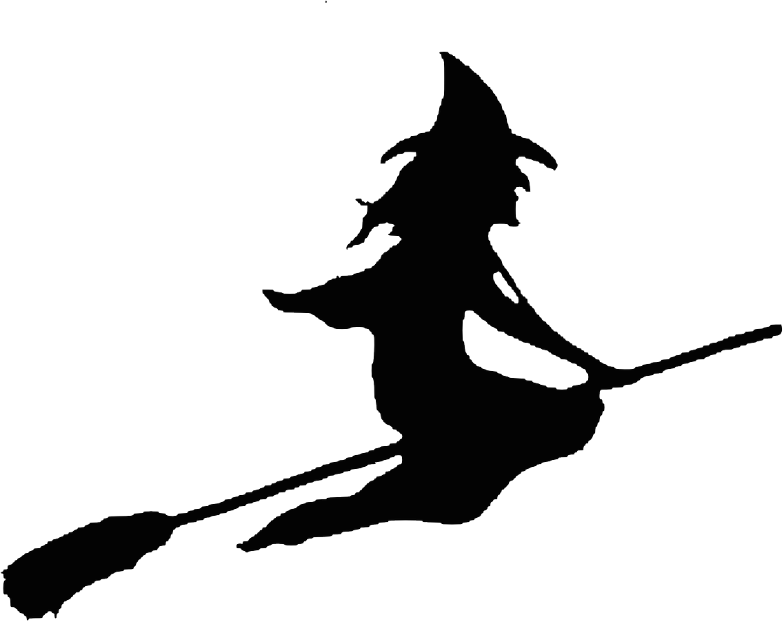 Flying Witch Silhouette.png PNG