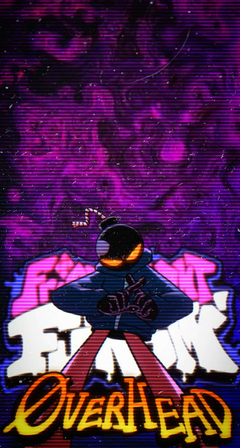 Fn F Overhead Character Purple Background Wallpaper
