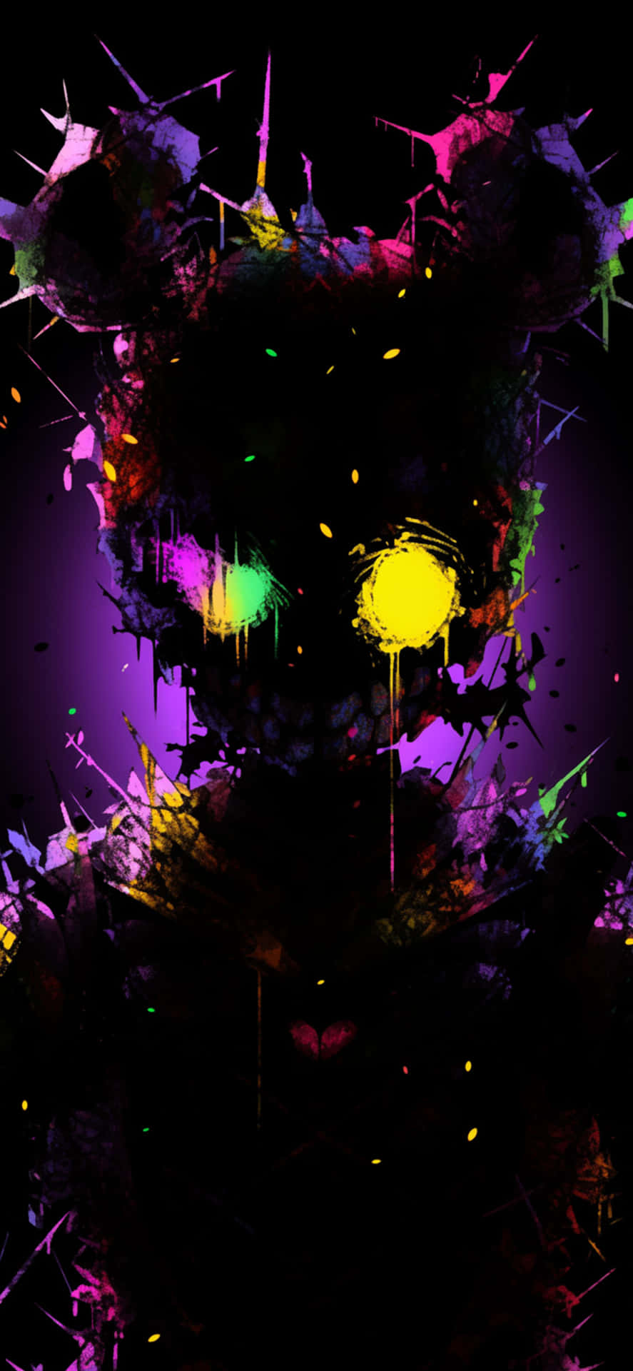 Fnaf Aesthetic Abstract Bear Wallpaper