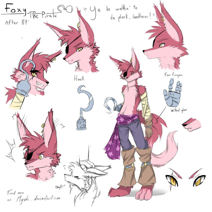 Fnaf Foxy 894 X 894 Wallpaper